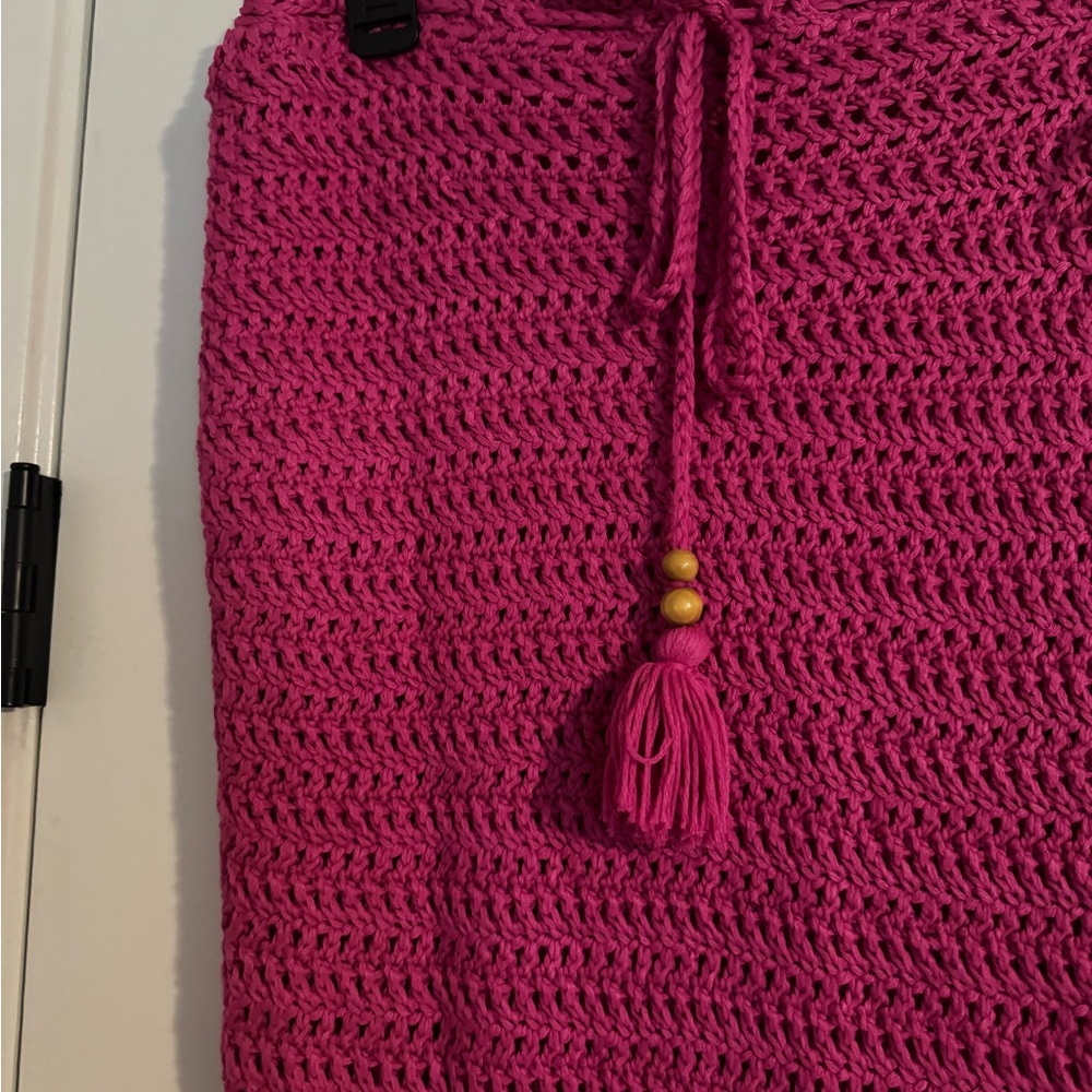 Pink Crochet Two-Piece Set - Picture 4 of 10